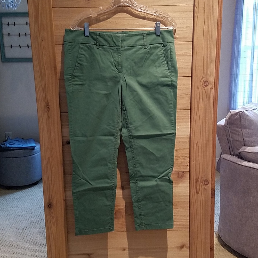 Loft cotton khaki pants